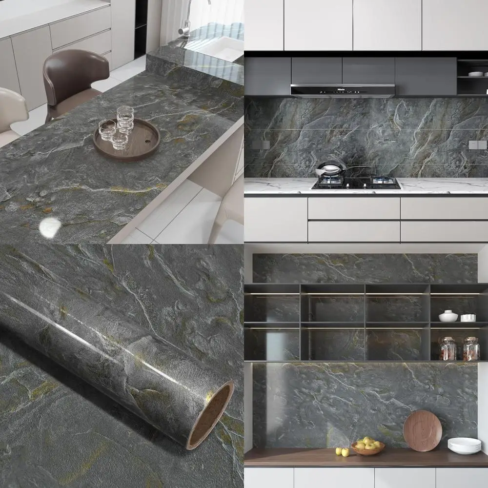 Глянцевые гранитные обои с кожурой и наклейкой, водонепроницаемые съемные, серо-золотые для кухонных и ванных столешниц и шкафов
Глянцевые гранитные обои с кожурой и наклейкой, водонепроницаемые съемные, серо-золотые для кухонных и ванных столешниц и шкафов