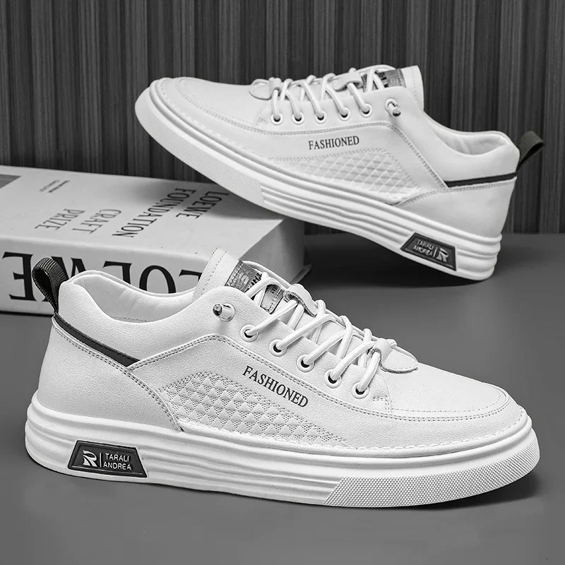 Модная кожаная мужская обувь, дышащая мужская повседневная обувь, легкие мужские прогулочные кроссовки, уличная дышащая спортивная обувь для тенниса
Модная кожаная мужская обувь, дышащая мужская повседневная обувь, легкие мужские прогулочные кроссовки, уличная дышащая спортивная обувь для тенниса