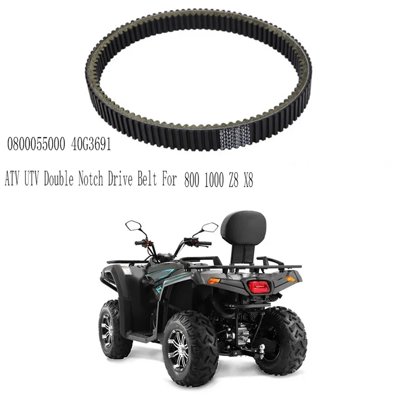 Double Notch Drive Belt 0800055000 40G3691 For CF Moto Zforce For Cforce Uforce 800 1000 Z8 X8 ATV UTV
Double Notch Drive Belt 0800055000 40G3691 For CF Moto Zforce For Cforce Uforce 800 1000 Z8 X8 ATV UTV