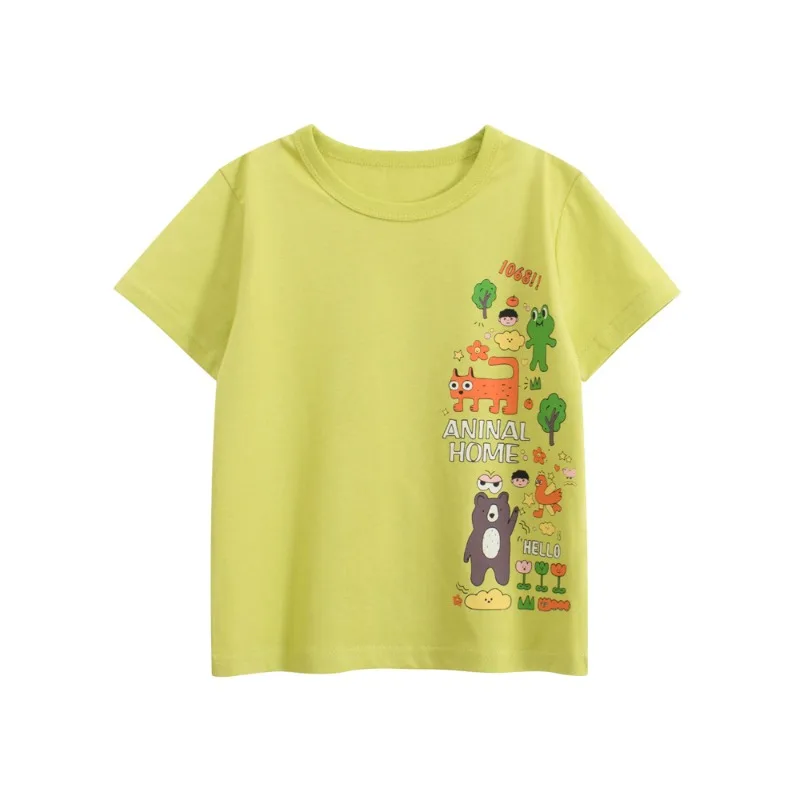 Animal Frint T-Shirts for Girl 2025 Summer New Children's Clothing Kids Short Sleeve Cotton Top Girls Bottoming Shirt 2-10Y
Animal Frint T-Shirts for Girl 2025 Summer New Children's Clothing Kids Short Sleeve Cotton Top Girls Bottoming Shirt 2-10Y