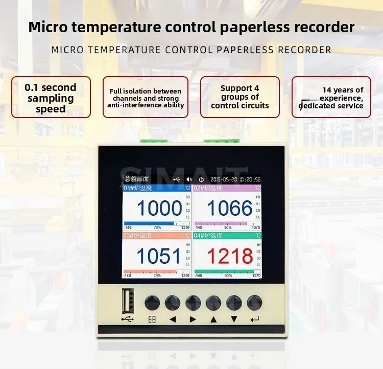 Industrial Data Logger Multi-Channel Analog Inputs USB Data Acquisition for Various Sensors
Industrial Data Logger Multi-Channel Analog Inputs USB Data Acquisition for Various Sensors