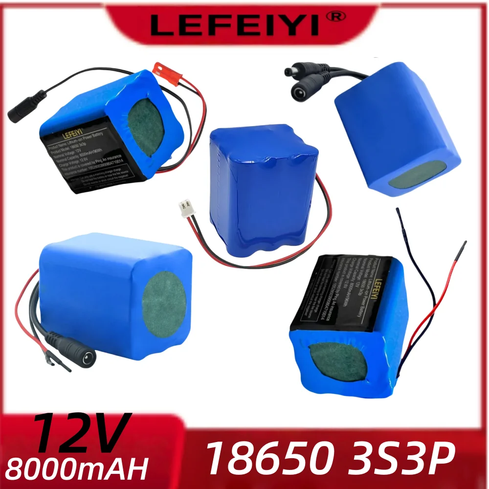 11.1V 1865012V 3S3P lithium battery 8000mAh hour battery amplifier protection board
11.1V 1865012V 3S3P lithium battery 8000mAh hour battery amplifier protection board
