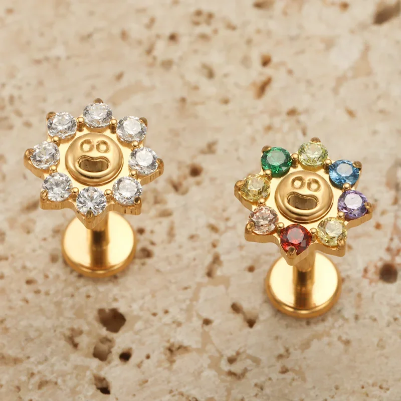 ASTM F136 Titanium Smile Lab Piercing Lomiss Helix Tragus Conch Nose Labret G23 Titanium Flower Smile Zirconia Anodized Jewelry
ASTM F136 Titanium Smile Lab Piercing Lomiss Helix Tragus Conch Nose Labret G23 Titanium Flower Smile Zirconia Anodized Jewelry