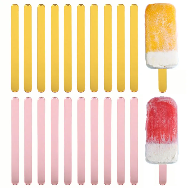 10pcs Reusable Popsicle Sticks Acrylic Ice Cream Spoon Handmade Food Grade Chocolate Lollipop Ice Cube Holder Kitchen Accessorie
10pcs Reusable Popsicle Sticks Acrylic Ice Cream Spoon Handmade Food Grade Chocolate Lollipop Ice Cube Holder Kitchen Accessorie