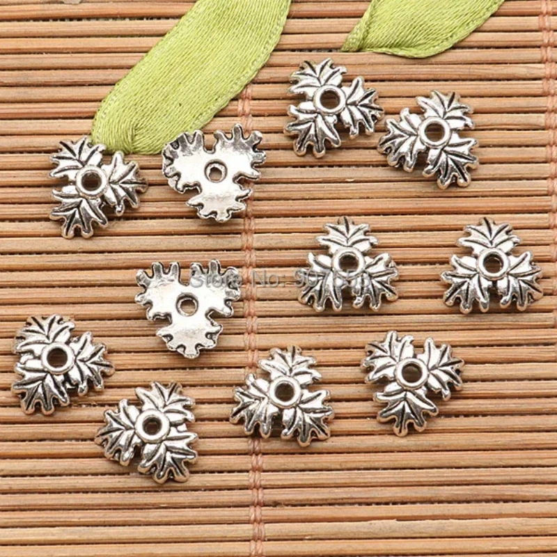 50Pcs 10mm Tibetan Silver Tone 3 Leaves Design Bead Cap H0892 Beads for Jewelry Making
50Pcs 10mm Tibetan Silver Tone 3 Leaves Design Bead Cap H0892 Beads for Jewelry Making