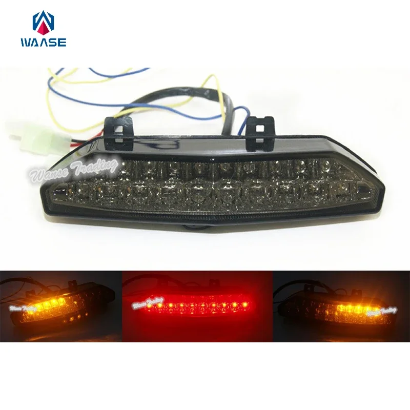 waase Chrome Led Rear Tail Brake Turn Signals Indicator Integrated Light Smoke For 2007 2008 KAWASAKI Ninja ZX6R ZX-6R ZX600P
waase Chrome Led Rear Tail Brake Turn Signals Indicator Integrated Light Smoke For 2007 2008 KAWASAKI Ninja ZX6R ZX-6R ZX600P