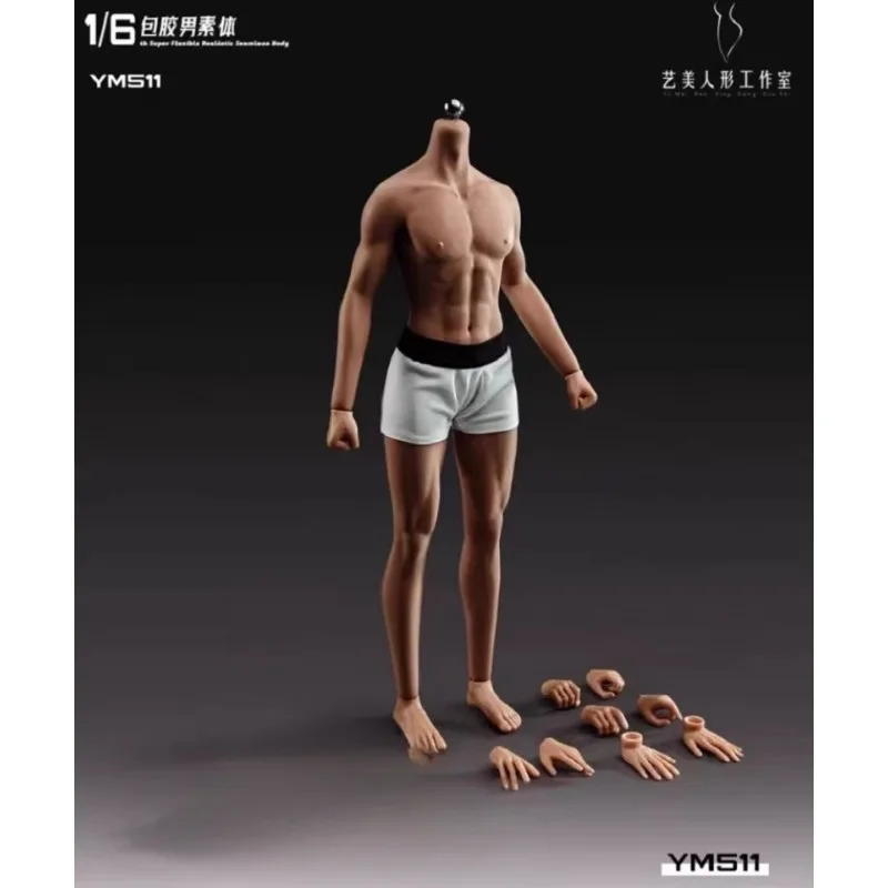 YM511 1/6 Scale Hobbies Male Super Flexible Standard Seamless TBL PH Body 12'' Platinum Silicone Soldier Action Figure Doll
YM511 1/6 Scale Hobbies Male Super Flexible Standard Seamless TBL PH Body 12'' Platinum Silicone Soldier Action Figure Doll