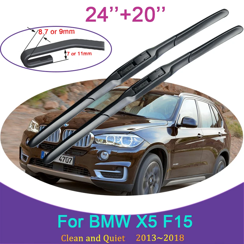 Car Rubber Wiper Blades for BMW X5 F15 2013 2014 2015 2016 2017 2018 Front Windscreen Windshield Wipers Car Accessories Stickers
Car Rubber Wiper Blades for BMW X5 F15 2013 2014 2015 2016 2017 2018 Front Windscreen Windshield Wipers Car Accessories Stickers