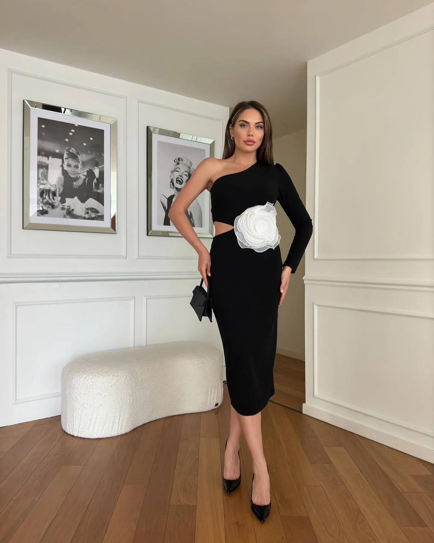 Customized Temperament One Shoulder Long Sleeves Flowers Evening Dresses Elegant Pleats Jersey Vestido De Festa Vestid
Customized Temperament One Shoulder Long Sleeves Flowers Evening Dresses Elegant Pleats Jersey Vestido De Festa Vestid