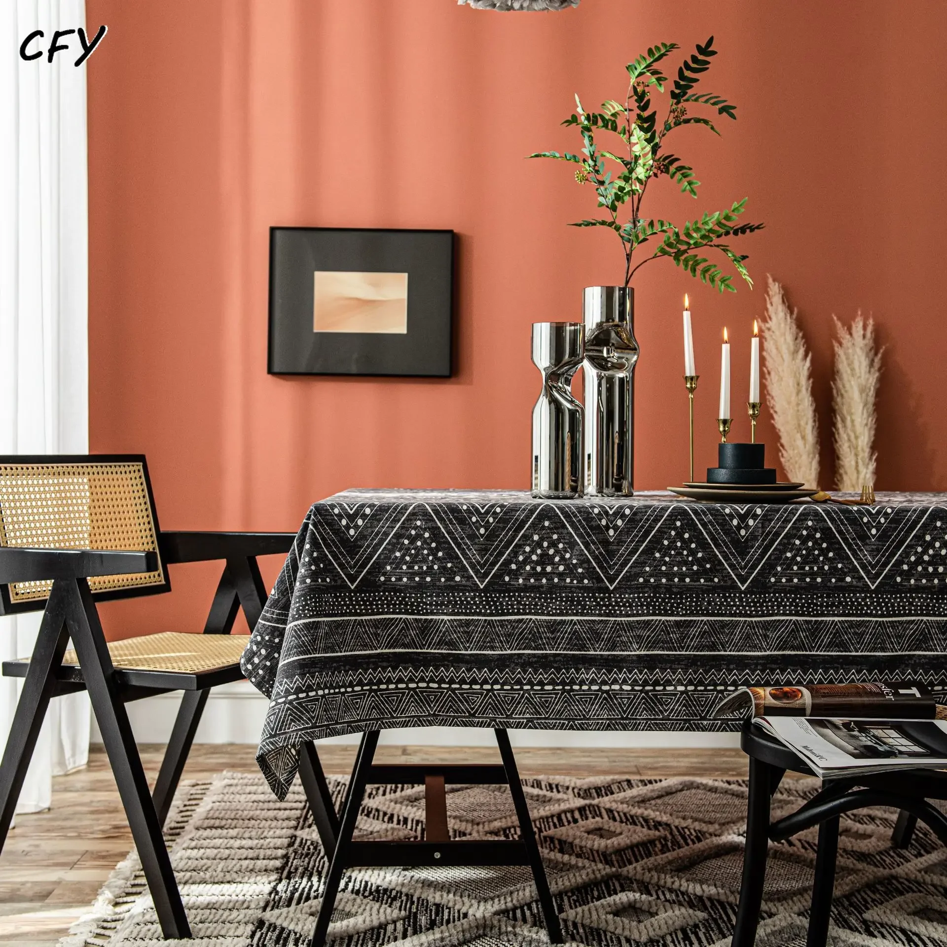 Cotton Linen American Geometric Triangle Rectangular Table Cloth Kitchen Table Map Towel Tablecloth Christmas Decoration
Cotton Linen American Geometric Triangle Rectangular Table Cloth Kitchen Table Map Towel Tablecloth Christmas Decoration