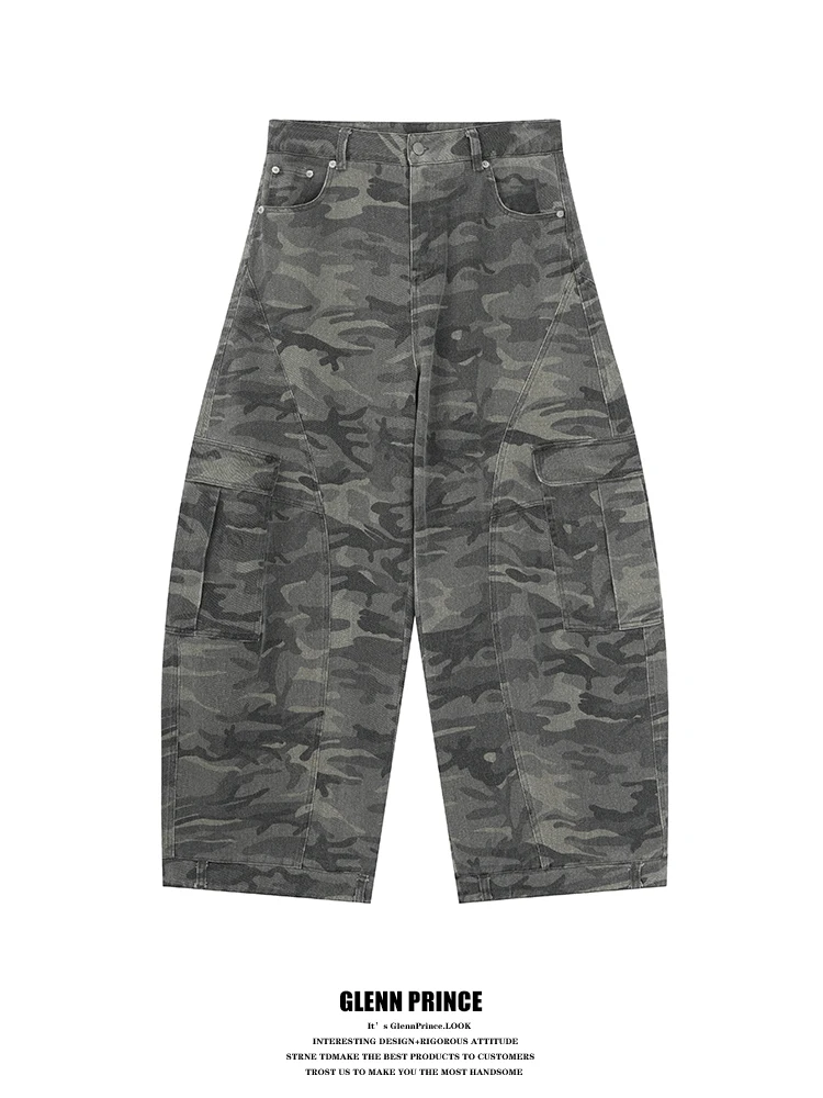 GPstudio American Sle Casual Camouflage Wide Leg Straight Cut Men's Jeans High Street Cool Design Workwear Cotton Denim
GPstudio American Sle Casual Camouflage Wide Leg Straight Cut Men's Jeans High Street Cool Design Workwear Cotton Denim