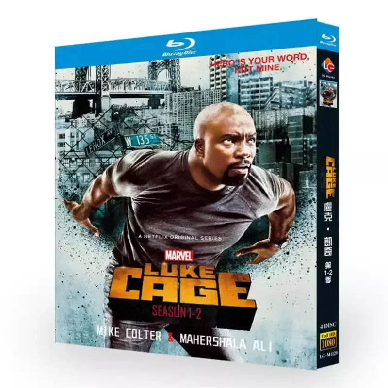 BD Blu-ray Disc Luke Cage Seasons 1–2 US TV Series 1080p Box Set with Chinese and English Subtitles
BD Blu-ray Disc Luke Cage Seasons 1–2 US TV Series 1080p Box Set with Chinese and English Subtitles