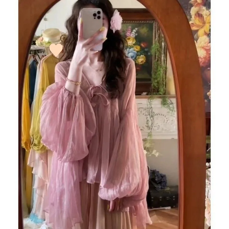 Temperament Age Reducing Pink Top+Skirt Two Piece Set 2026 Spring/Summer New Korean Edition Fashion Women's Set
Temperament Age Reducing Pink Top+Skirt Two Piece Set 2026 Spring/Summer New Korean Edition Fashion Women's Set