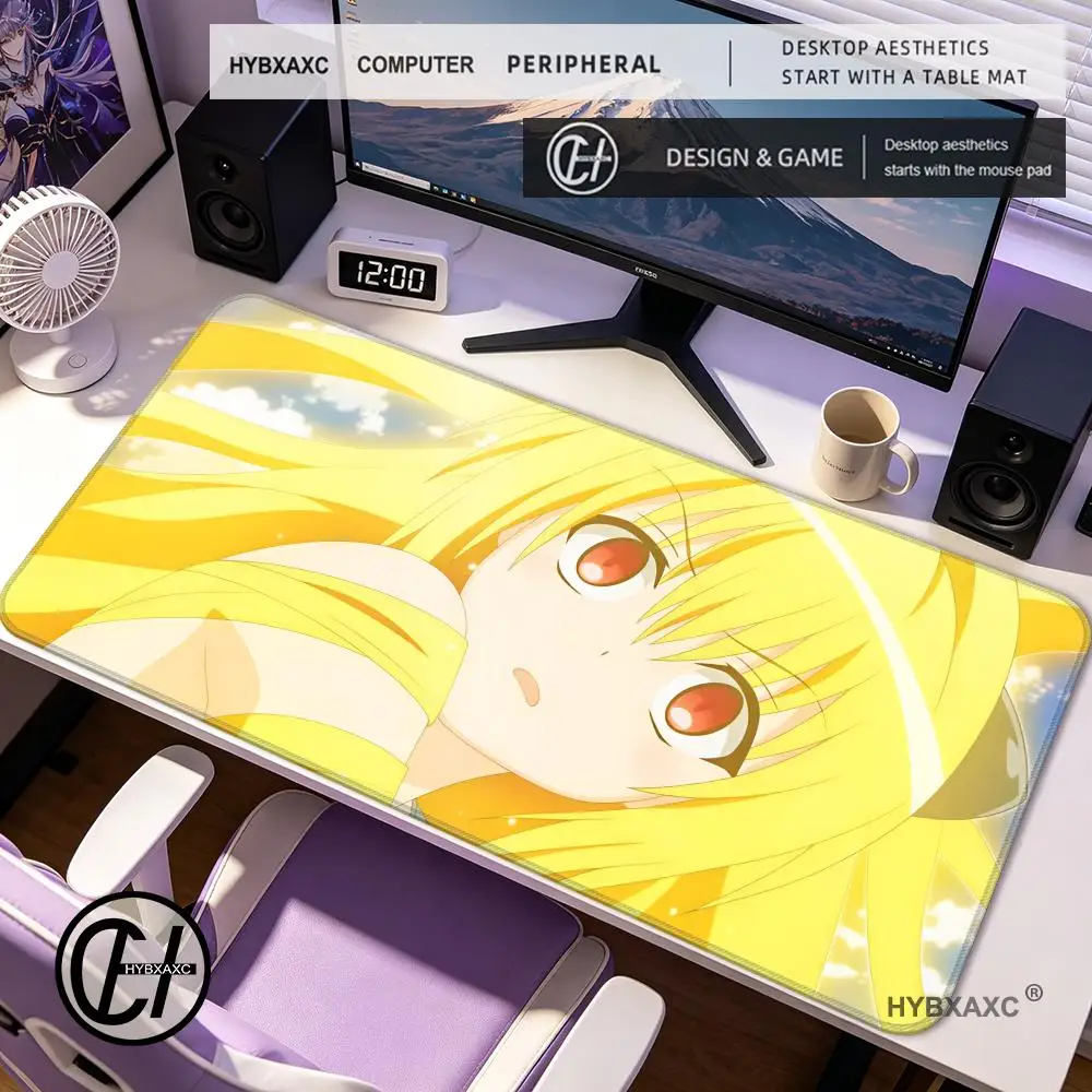 HYBXAXC To L-OVE K-onjiki no Y-ami Mousepad Mouse Pad Anime Art Computer Keyboard Mousepad DeskMat Gamer
HYBXAXC To L-OVE K-onjiki no Y-ami Mousepad Mouse Pad Anime Art Computer Keyboard Mousepad DeskMat Gamer