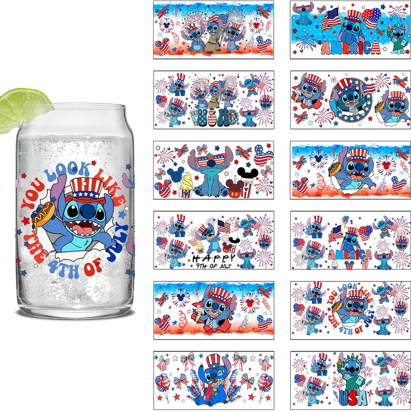 3D Stitch Pattern Sticker for 16oz Libbey Glasses 4th of July UV DTF Cup Wrap DIY Waterproof Mug Transfers Sticker
3D Stitch Pattern Sticker for 16oz Libbey Glasses 4th of July UV DTF Cup Wrap DIY Waterproof Mug Transfers Sticker