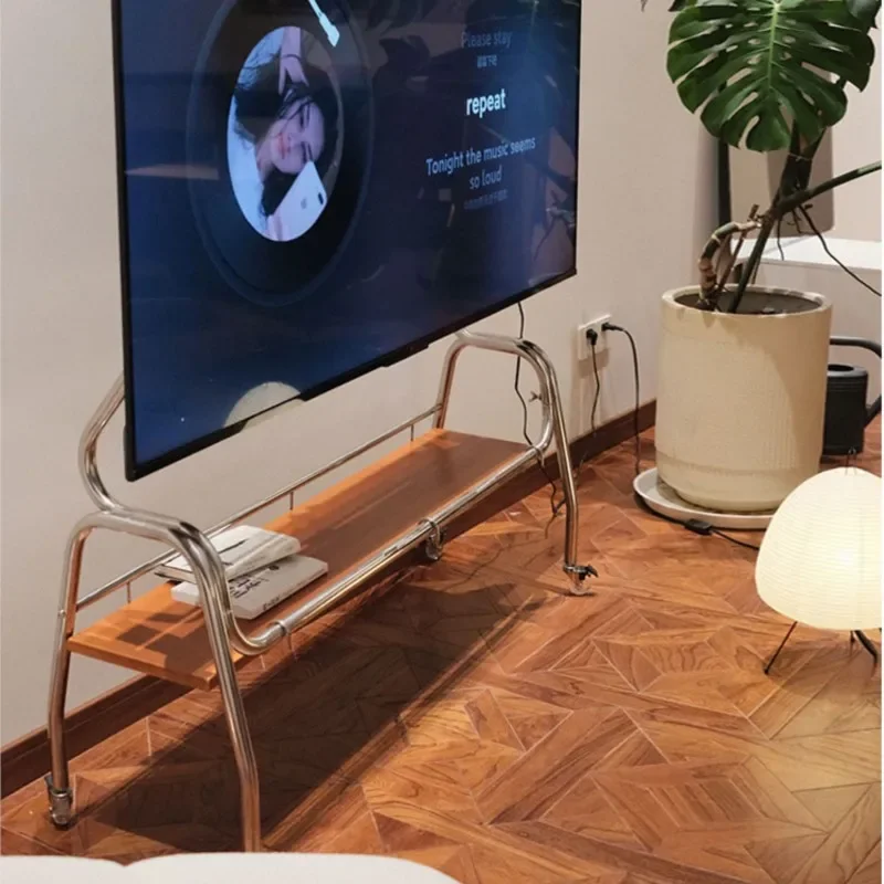 Metal Stainless Steel Mobile TV Hanger Bracket Floor Cart Monitor Simple Style Live Broadcast Room Screen Stand
Metal Stainless Steel Mobile TV Hanger Bracket Floor Cart Monitor Simple Style Live Broadcast Room Screen Stand