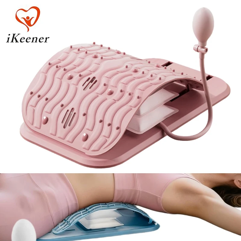 Lumbar Support Massager Pillow Inflatable Adjustable Height 10 Magnetic 40 Massage Points Waist Pillow for Bed Lower Back
Lumbar Support Massager Pillow Inflatable Adjustable Height 10 Magnetic 40 Massage Points Waist Pillow for Bed Lower Back