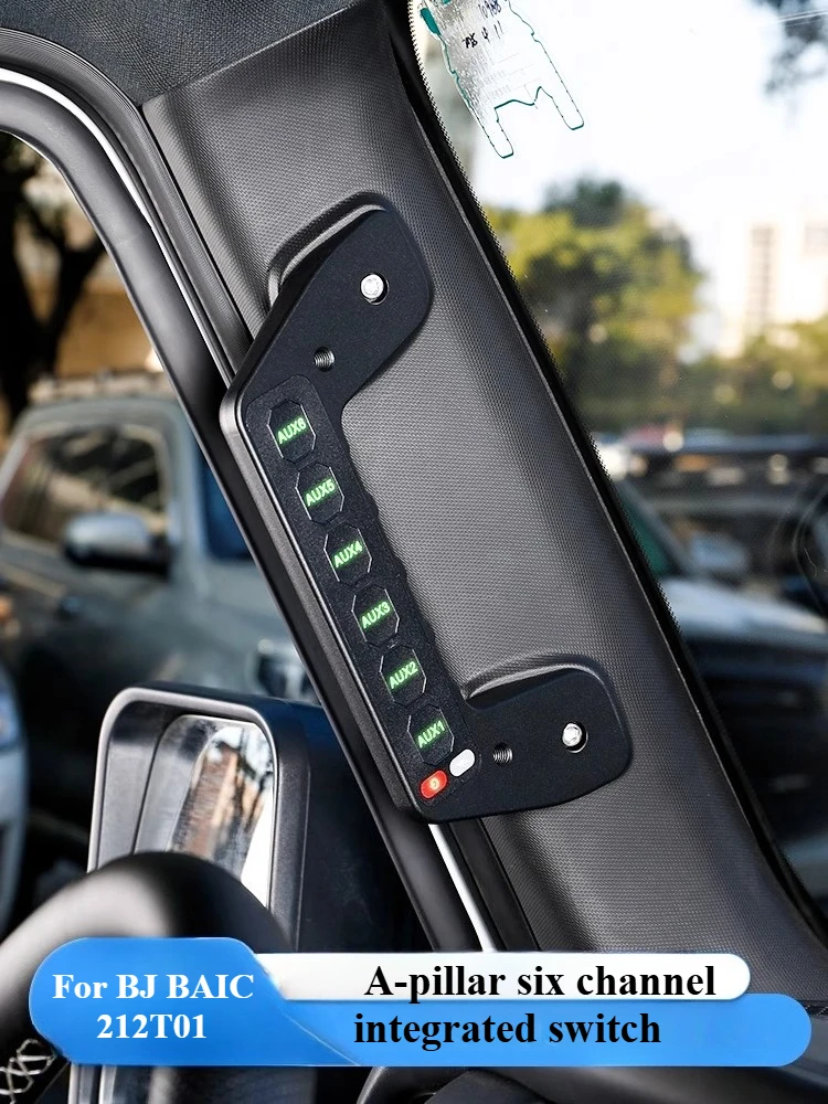 For BJ BAIC 212 T01 Car A Pillar Six Way Handle Switch Led Spotlight Integrated Circuit Controller Modification Accessories
For BJ BAIC 212 T01 Car A Pillar Six Way Handle Switch Led Spotlight Integrated Circuit Controller Modification Accessories