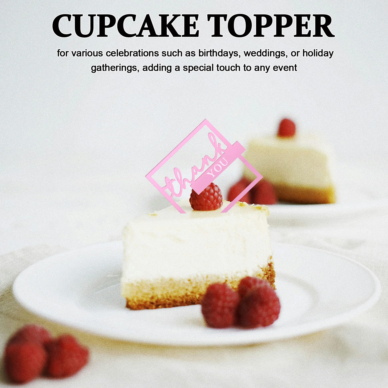 10Pcs Thank You Acrylic Cake Topper Unique Design Party Cake Pick Birthday Wedding Holiday Decoration Thank You Cakes Toppers
10Pcs Thank You Acrylic Cake Topper Unique Design Party Cake Pick Birthday Wedding Holiday Decoration Thank You Cakes Toppers