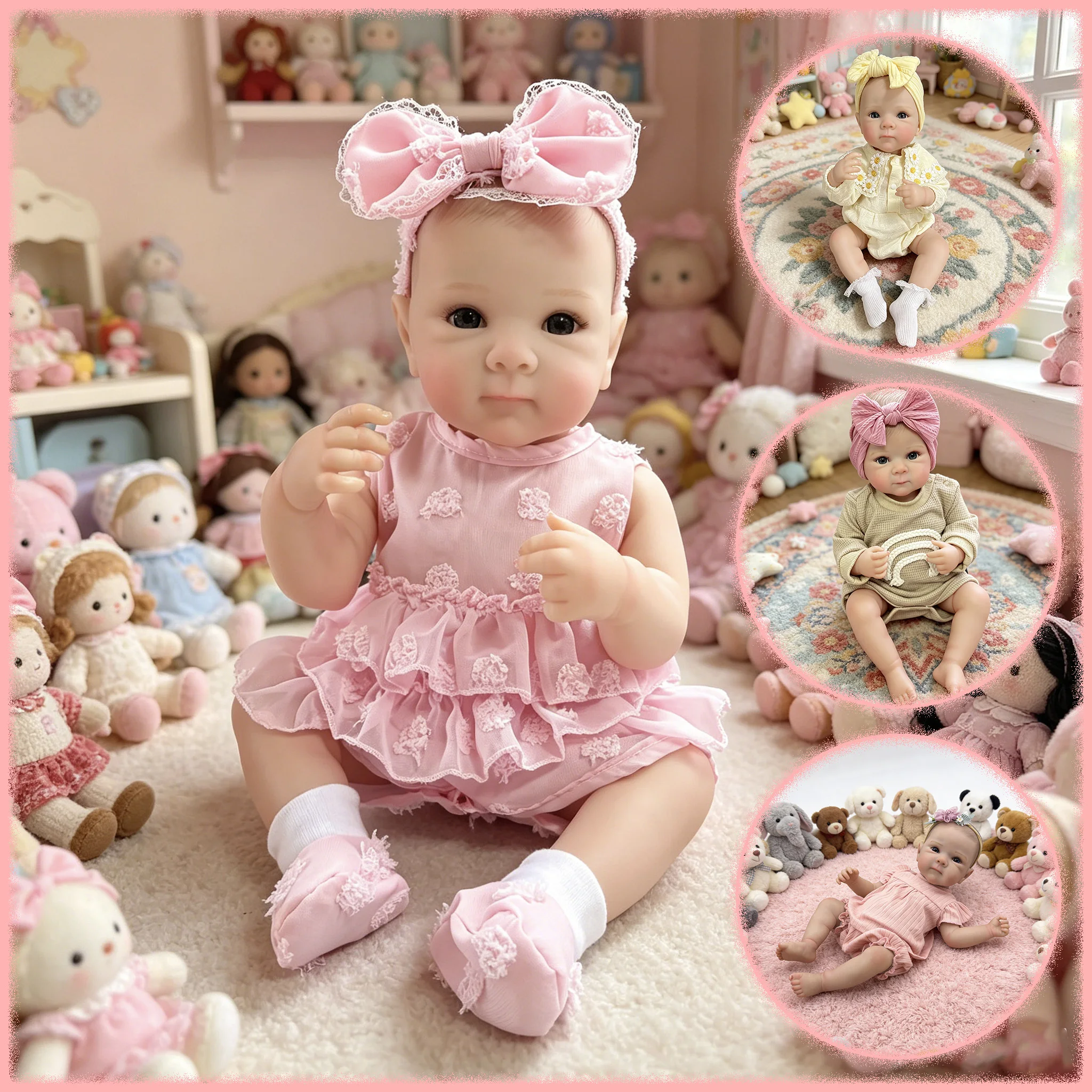 19Inch Full Vinyl Body Bettie Multiple Styles Choose Multiple Layers Painting Lifelike 3D Skin Reborn Doll Hand Drawn Hair
19Inch Full Vinyl Body Bettie Multiple Styles Choose Multiple Layers Painting Lifelike 3D Skin Reborn Doll Hand Drawn Hair