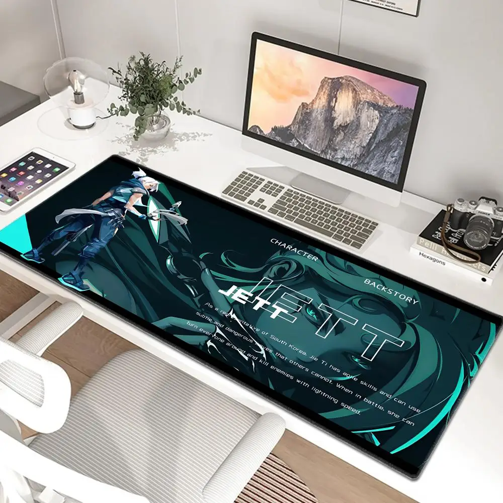 Mouse Pad Valorant Jett Laptop Desk Decor Extended Mousepad Pc Keyboard Gaming Mat Computer Xxl Large Table Pads Office Carpet
Mouse Pad Valorant Jett Laptop Desk Decor Extended Mousepad Pc Keyboard Gaming Mat Computer Xxl Large Table Pads Office Carpet