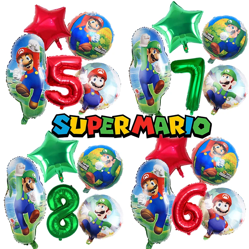 Super Marios Bro Boy Birthday Party Decoration Balloon Number Digit 1-10 Balloon Set Baby Shower Birthday Party Supplies Gifts
Super Marios Bro Boy Birthday Party Decoration Balloon Number Digit 1-10 Balloon Set Baby Shower Birthday Party Supplies Gifts