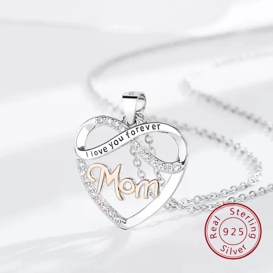 S925 Sterling Silver Heart Necklace Design Pendant Versatile Classic Mom Rose Gold Charm Necklace Elegant Silver Jewelry Necklac
S925 Sterling Silver Heart Necklace Design Pendant Versatile Classic Mom Rose Gold Charm Necklace Elegant Silver Jewelry Necklac