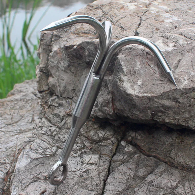 3 Claws Outdoor Rock Climbing Claws Survival Stainless Steel Camping Equipment Hunting Trekking Life-saving Grappling Hook Tools
3 Claws Outdoor Rock Climbing Claws Survival Stainless Steel Camping Equipment Hunting Trekking Life-saving Grappling Hook Tools