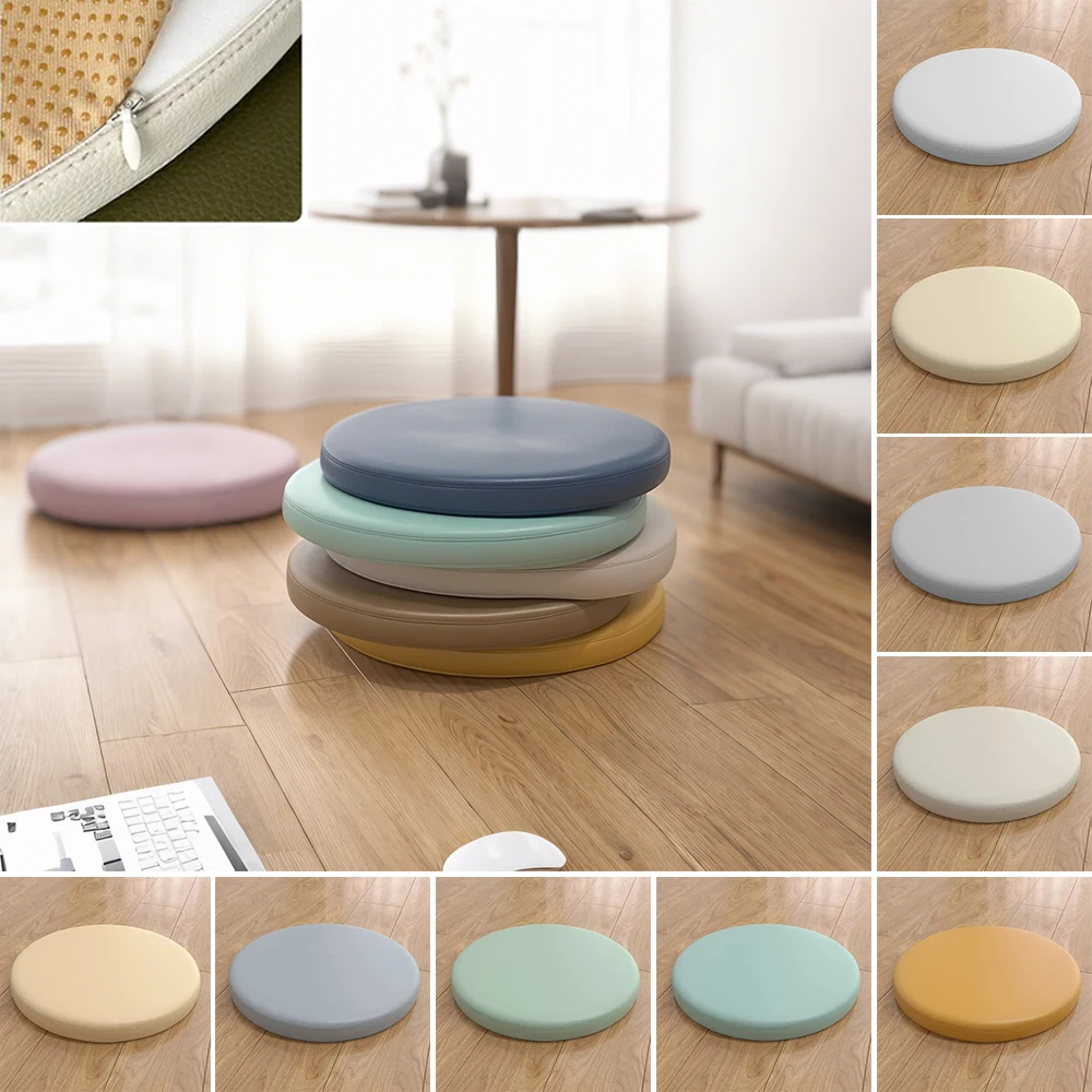 1PC Removable Round Cushion Leather Memory Foam Non-slip Chair Pad Bar Oil-proof Stool Cushion for Home Bay Window Floor Cushion
1PC Removable Round Cushion Leather Memory Foam Non-slip Chair Pad Bar Oil-proof Stool Cushion for Home Bay Window Floor Cushion