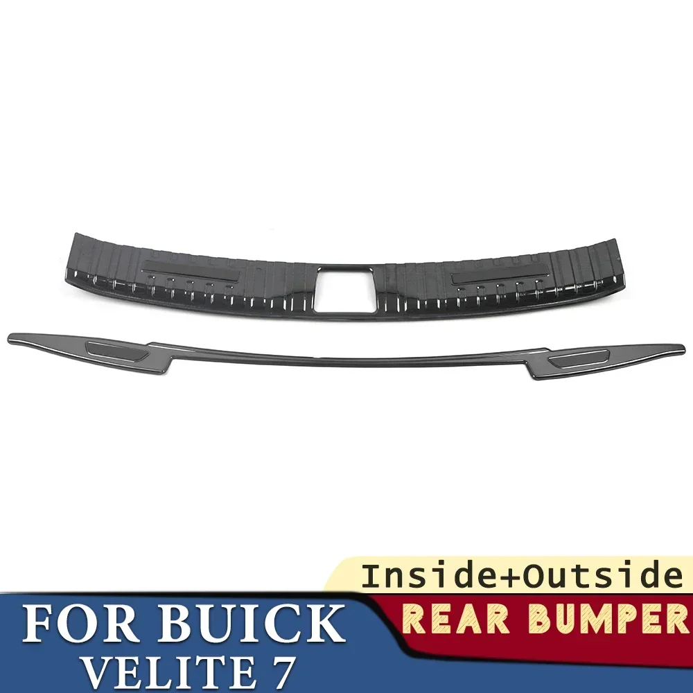 Бампер багажника для Buick Velite 7 2020 2021 2022 автомобильные аксессуары из нержавеющей стали, задняя крышка детского порога, украшение 
Бампер багажника для Buick Velite 7 2020 2021 2022 автомобильные аксессуары из нержавеющей стали, задняя крышка детского порога, украшение