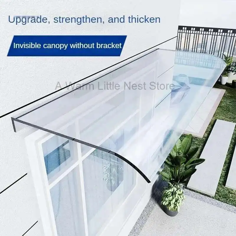 Minimalist Transparent Outdoor Terrace Awning for Balcony Modern Invisible Bracket-free Awning Convenient Awnings for Cafe
Minimalist Transparent Outdoor Terrace Awning for Balcony Modern Invisible Bracket-free Awning Convenient Awnings for Cafe