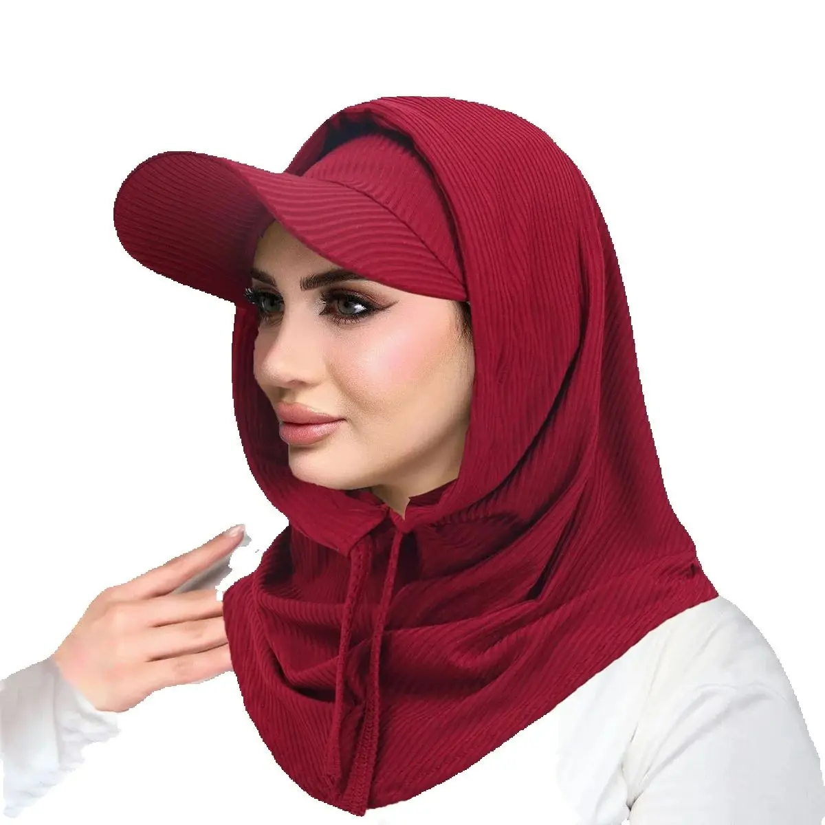 Women Baseball Cap Hijab Muslim Sets Head Neck Cover Instant Scarf Bonnet Wide Brim Visor Hat Islamic Headscarf Turbante Mujer
Women Baseball Cap Hijab Muslim Sets Head Neck Cover Instant Scarf Bonnet Wide Brim Visor Hat Islamic Headscarf Turbante Mujer