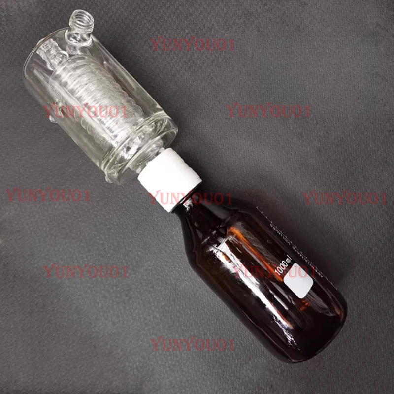 ZR3720 Dioxin Sampler Serpentine Condenser Vial GL45 Blue Cap Glass Vial Fitting Assembly
ZR3720 Dioxin Sampler Serpentine Condenser Vial GL45 Blue Cap Glass Vial Fitting Assembly