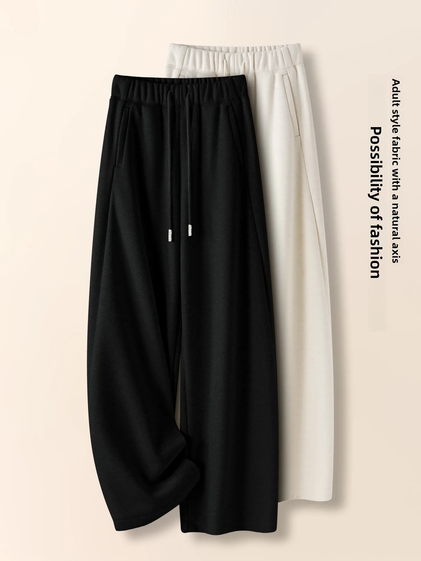 Women's Wool Wide Leg Sport Pants Autumn Winter New Lazy Loose High Waist Loose Fleece Casual Knife Pants
Women's Wool Wide Leg Sport Pants Autumn Winter New Lazy Loose High Waist Loose Fleece Casual Knife Pants