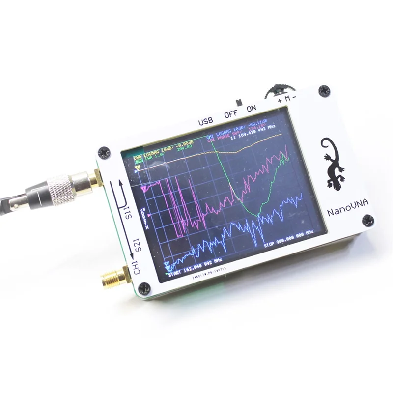 3,5-дюймовый ЖК-дисплей NanoVNA, анализатор сети HF, VHF, UHF, UV + аккумулятор (белый)
3,5-дюймовый ЖК-дисплей NanoVNA, анализатор сети HF, VHF, UHF, UV + аккумулятор (белый)