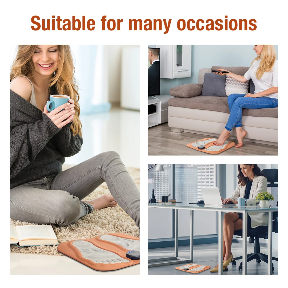 3D Smart Foot Massage Pad Feet Massager 6 Modes 15 LevelsImprove Blood Circulation Slim Legs USB Charging Relax Muscles Foot
3D Smart Foot Massage Pad Feet Massager 6 Modes 15 LevelsImprove Blood Circulation Slim Legs USB Charging Relax Muscles Foot
