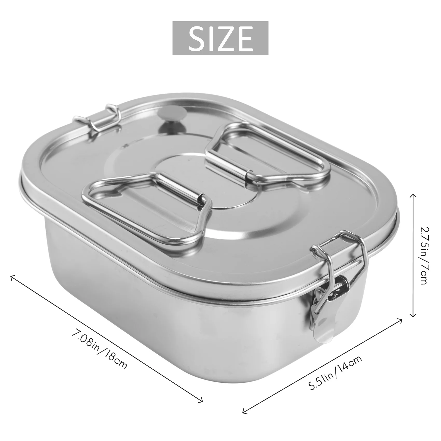 Bento BoxStainless Steel Lunch Box Metal Bento Box Snack Food Container Outdoor Storage Box Lunch Box for Kids
Bento BoxStainless Steel Lunch Box Metal Bento Box Snack Food Container Outdoor Storage Box Lunch Box for Kids