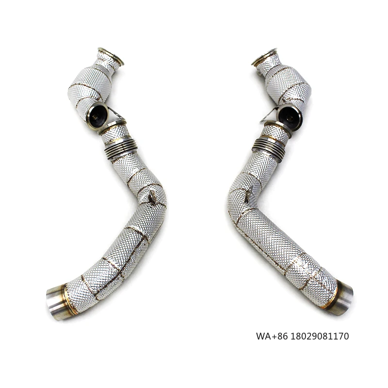 Tuning Exhaust Downpipe Pipes for M5 F90 4.4T 2018-2023 Escape Car Exhaust System Free Flow Stainless Steel Exhaust Pipe
Tuning Exhaust Downpipe Pipes for M5 F90 4.4T 2018-2023 Escape Car Exhaust System Free Flow Stainless Steel Exhaust Pipe