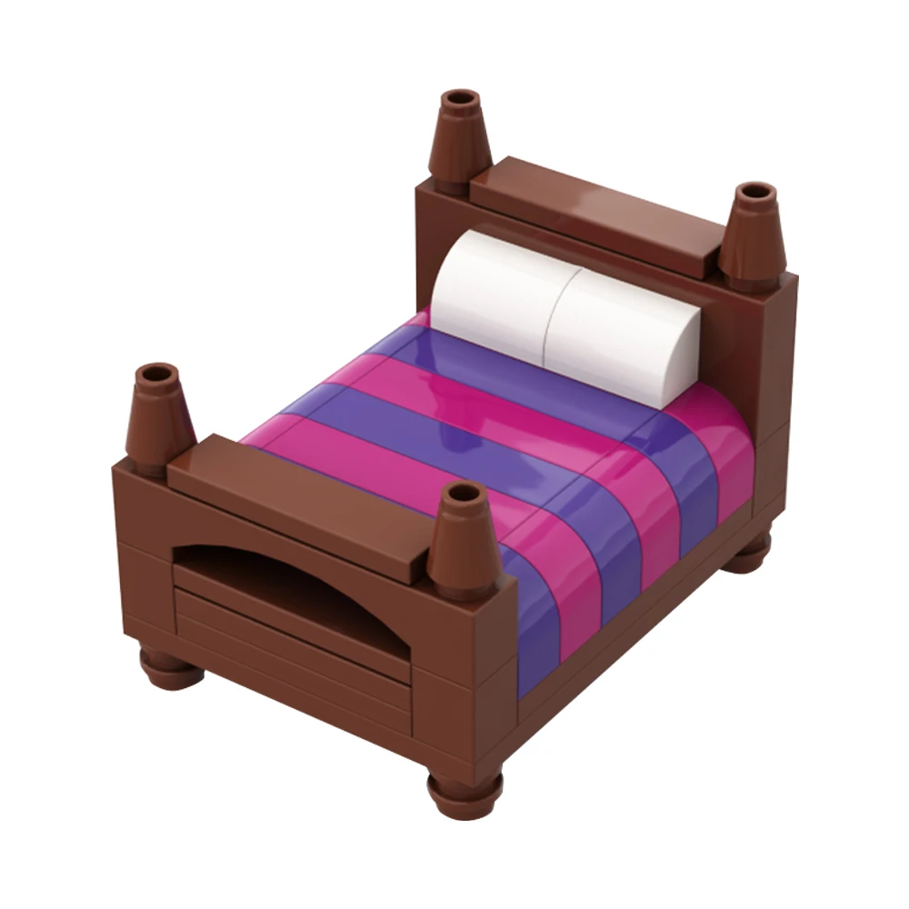 MOC Queen Bed Furniture Model Set Building Building Blocks Decorative Bedroom With Children's Toys Bricks Children's Gifts
MOC Queen Bed Furniture Model Set Building Building Blocks Decorative Bedroom With Children's Toys Bricks Children's Gifts