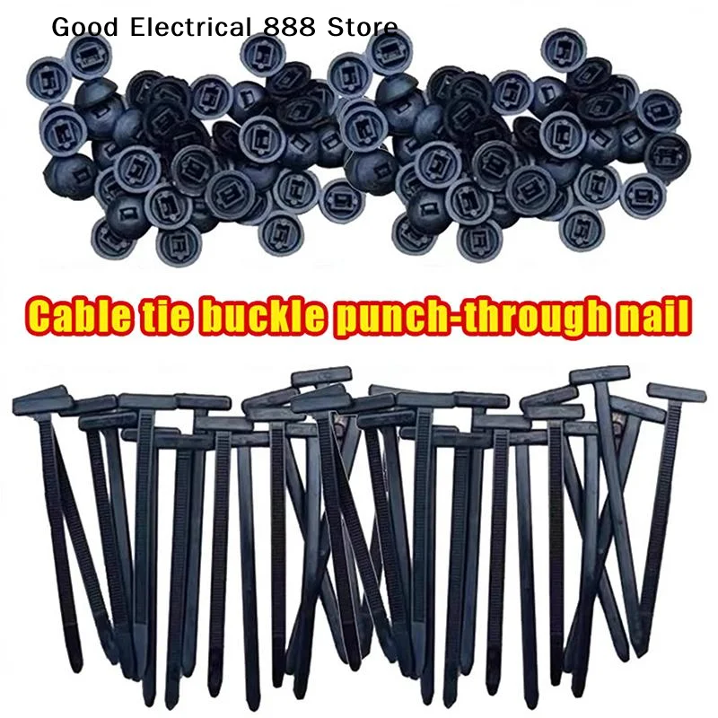 【GE】100pcs Universal Nylon Cable Tie Buckle Pin Button Wire Straps Heavy Duty Fastening For Electronics Organization
【GE】100pcs Universal Nylon Cable Tie Buckle Pin Button Wire Straps Heavy Duty Fastening For Electronics Organization
