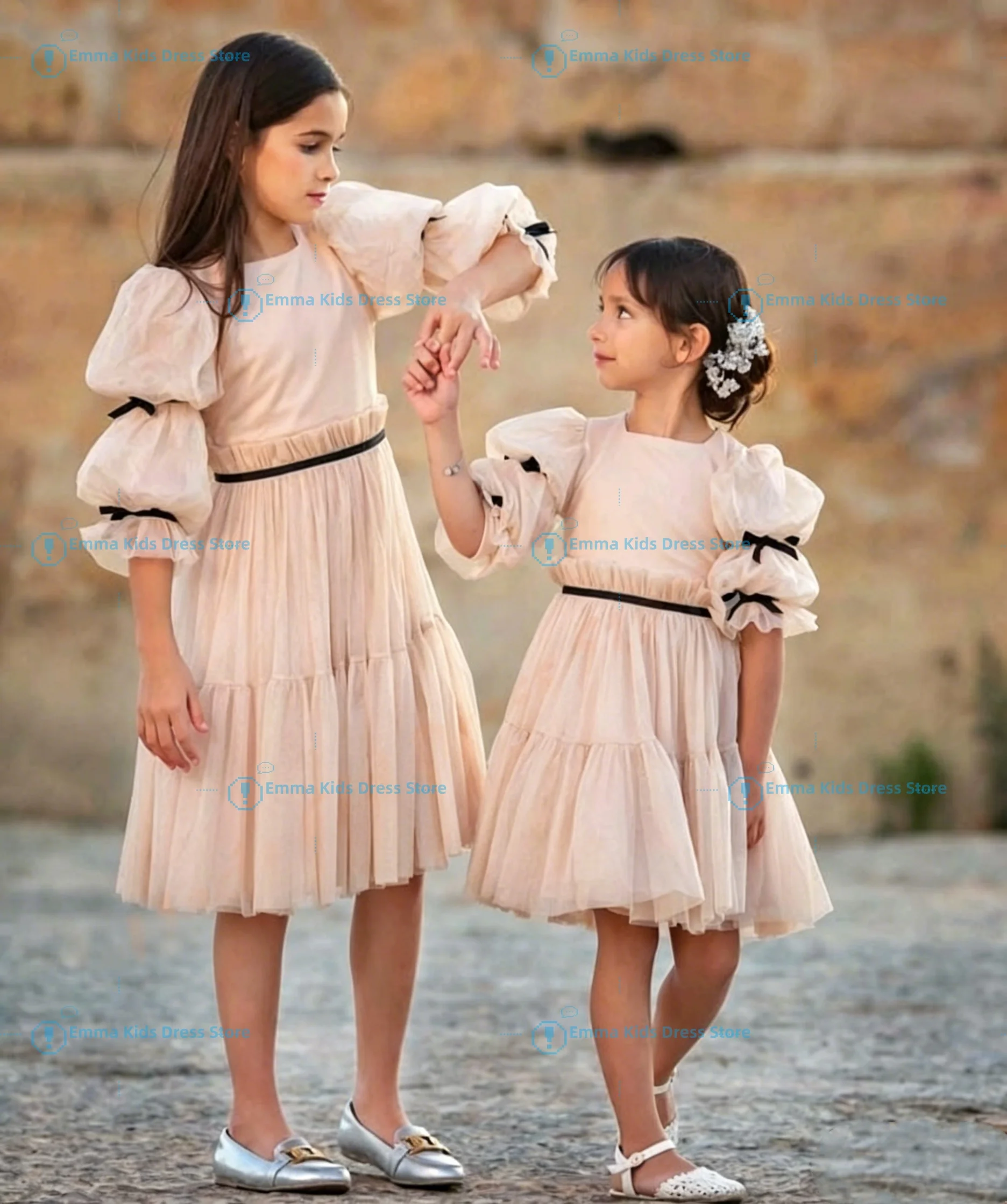 Custom Flower Girl Dress Sleeveless Tulle Pleated Children's Birthday Wedding Party Cute Prom Dress
Custom Flower Girl Dress Sleeveless Tulle Pleated Children's Birthday Wedding Party Cute Prom Dress