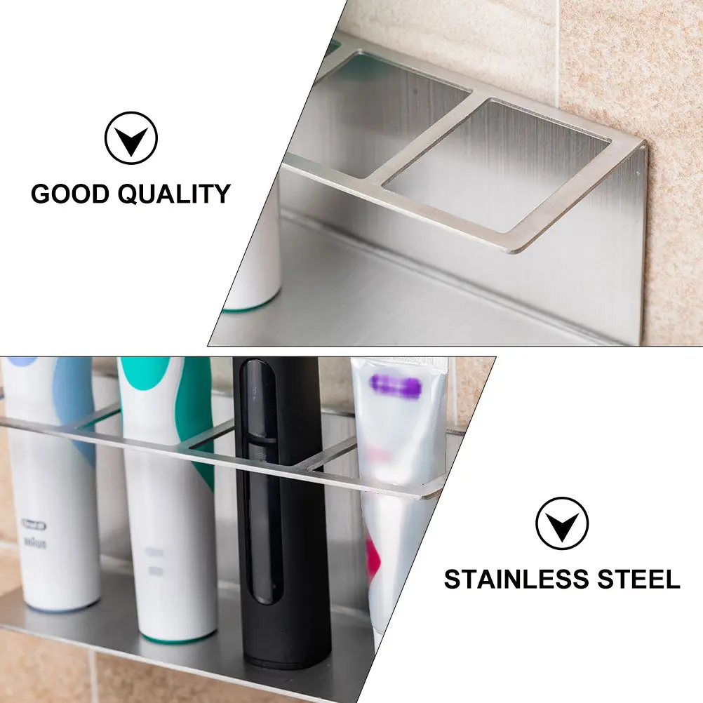 4 Slots Stainless Steel Electric Toothbrush Holder Wall Mounted Bathroom Toothbrush Storage Stand Toothpaste Shelf Organizer
4 Slots Stainless Steel Electric Toothbrush Holder Wall Mounted Bathroom Toothbrush Storage Stand Toothpaste Shelf Organizer