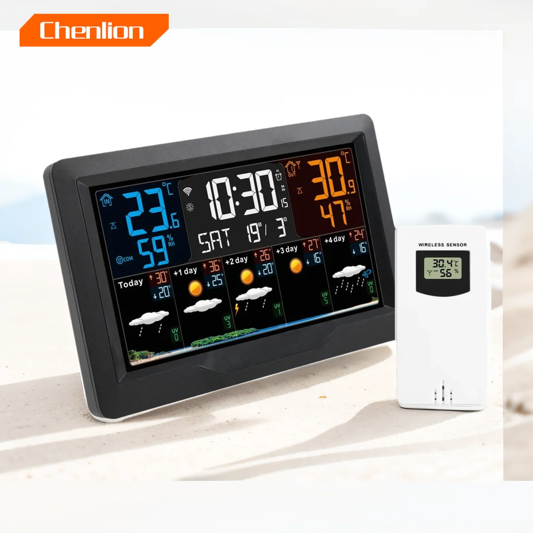 Home Weather Station Temperature Humidity Meter Alarm Trend Forecast Mold Risk Comfort Level Digital Automatic Weather Station
Home Weather Station Temperature Humidity Meter Alarm Trend Forecast Mold Risk Comfort Level Digital Automatic Weather Station