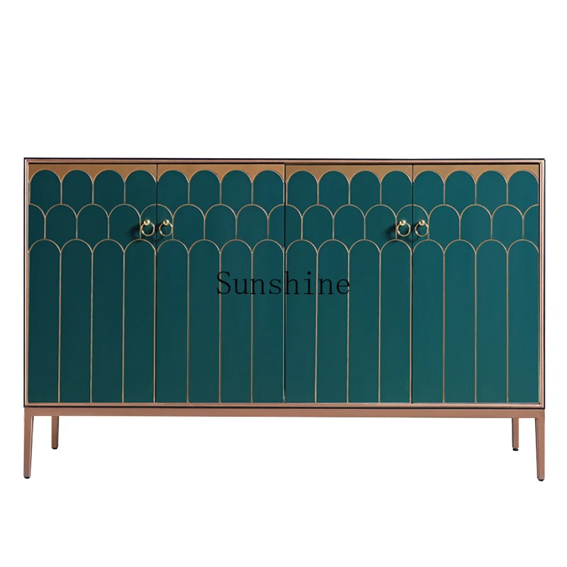 New Chinese light luxury entrance home door locker American painted side cabinet
New Chinese light luxury entrance home door locker American painted side cabinet