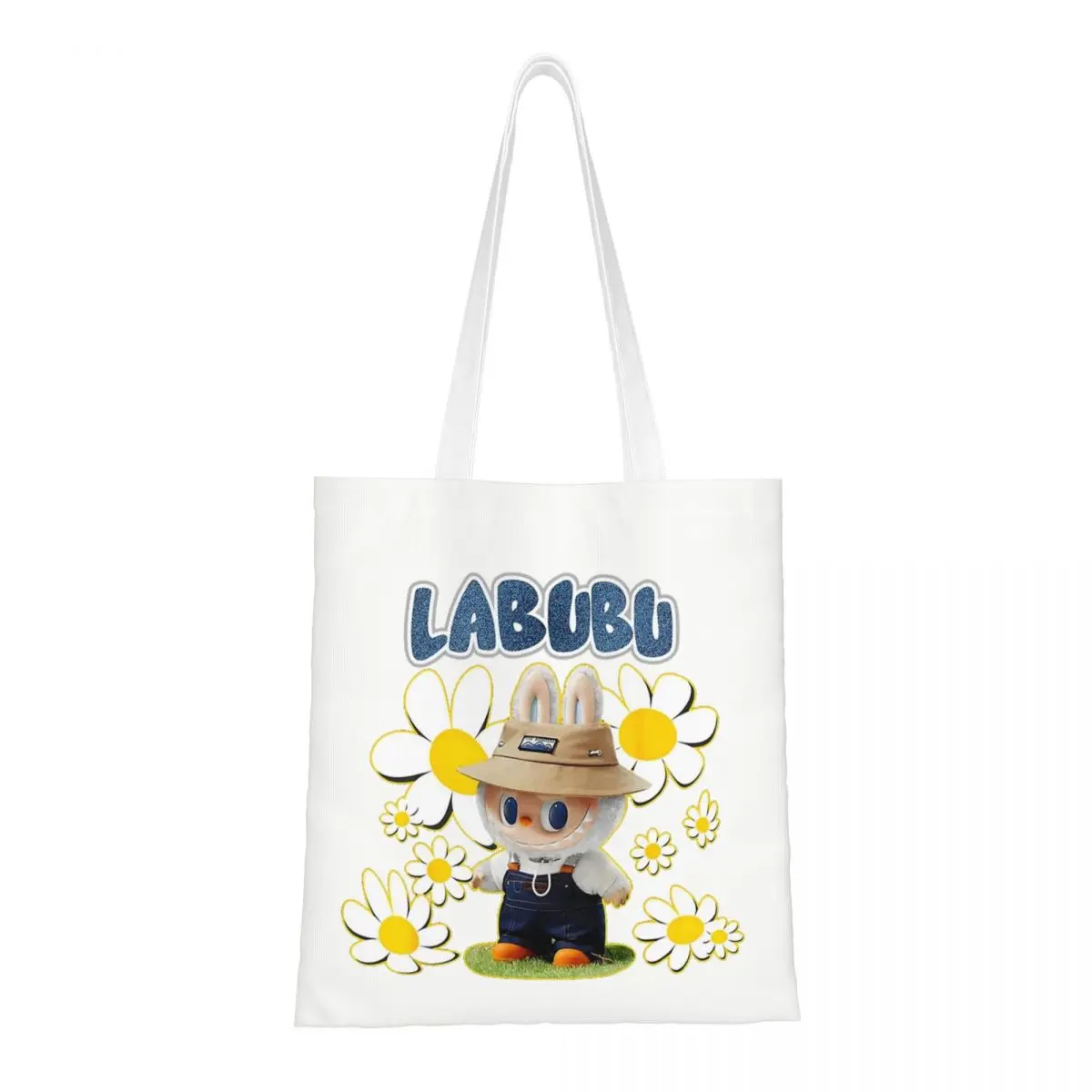 Cute LABUBU Flowers Canvas Tote Bag Eco-Friendly Large Capacity Shopping Bag for Women Student Bags
Cute LABUBU Flowers Canvas Tote Bag Eco-Friendly Large Capacity Shopping Bag for Women Student Bags