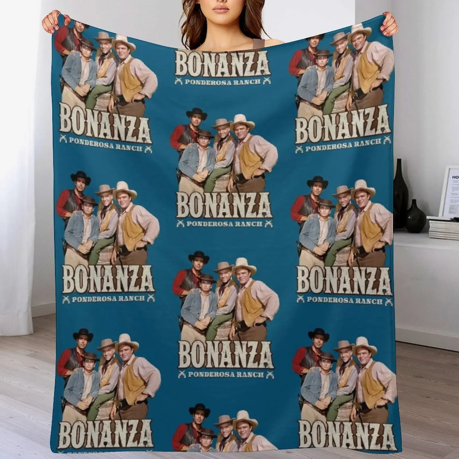 BONANZA / PONDEROSA RANCH Throw Blanket Luxury Throw bed plaid Decoratives Single Blankets
BONANZA / PONDEROSA RANCH Throw Blanket Luxury Throw bed plaid Decoratives Single Blankets