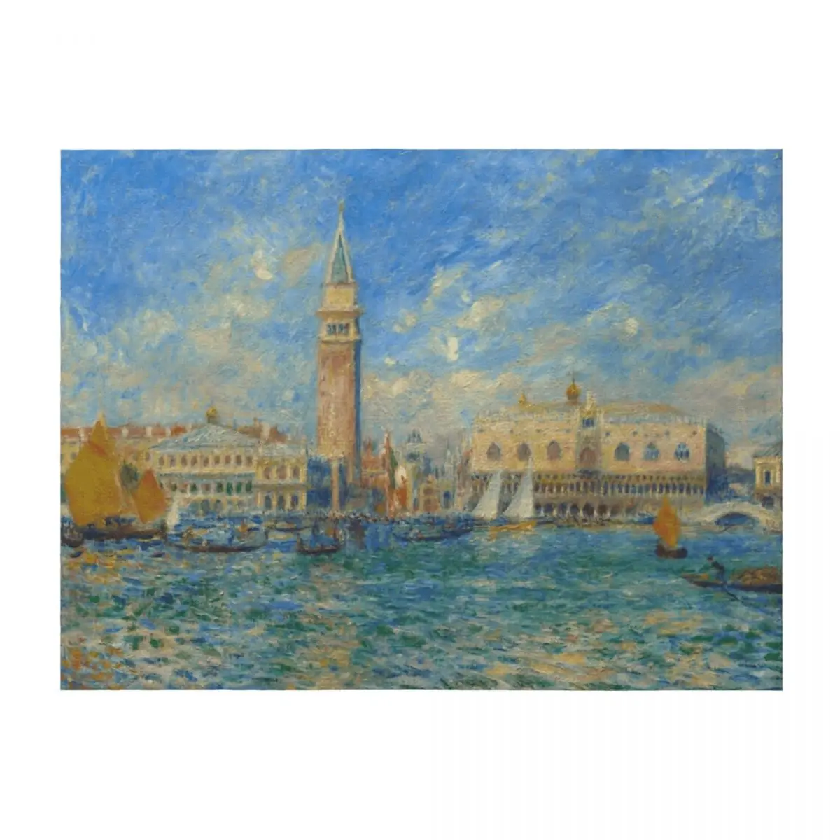 Pierre-Auguste Renoir Vue de Venise (Le Palais des Doges) Throw Blanket for sofa Decorative Throw Luxury Soft Big Blankets
Pierre-Auguste Renoir Vue de Venise (Le Palais des Doges) Throw Blanket for sofa Decorative Throw Luxury Soft Big Blankets