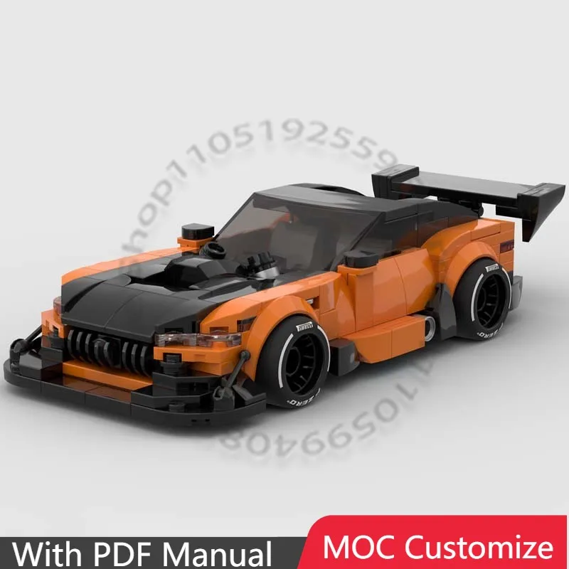 Набор для сборки спортивного автомобиля 313 деталей Speedy Sports Car 2025 AMG GT Black Series, модульный конструктор MOC, сделай сам, подарок на день рождения для мальчика
Набор для сборки спортивного автомобиля 313 деталей Speedy Sports Car 2025 AMG GT Black Series, модульный конструктор MOC, сделай сам, подарок на день рождения для мальчика