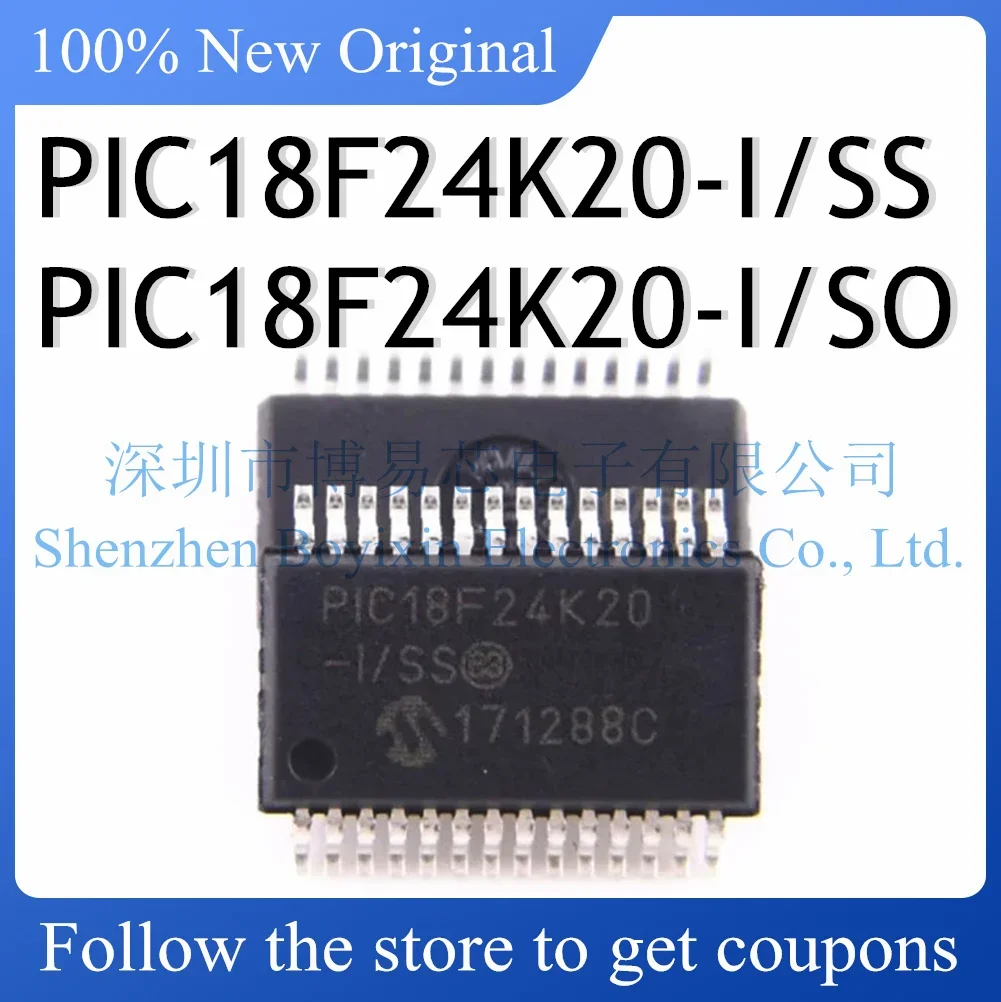 PIC18F24K20-I/SS PIC18F24K20-I/SO Standard version
PIC18F24K20-I/SS PIC18F24K20-I/SO Standard version