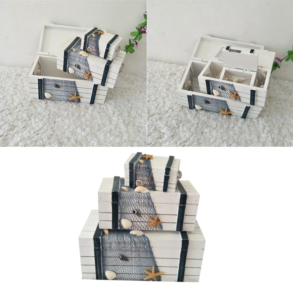 3 Pcs Wooden Storage Box Makeup Tool Holder Desk Organizer Lightweight Portable Wooden Cosmetics Container Mediterranean Style
3 Pcs Wooden Storage Box Makeup Tool Holder Desk Organizer Lightweight Portable Wooden Cosmetics Container Mediterranean Style